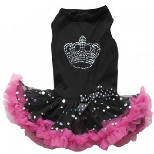 Black Crown Petti Dog Dress
