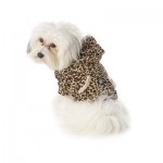 Nikos Leopard Print Hoodie for Dogs - soft and cozy!