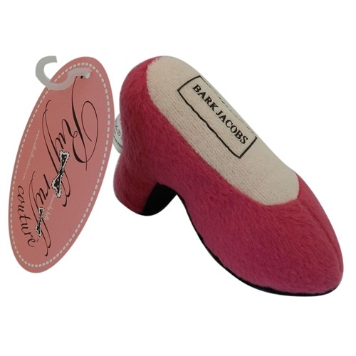 Pink High Heel Squeaker Toy by Ruff Ruff Couture