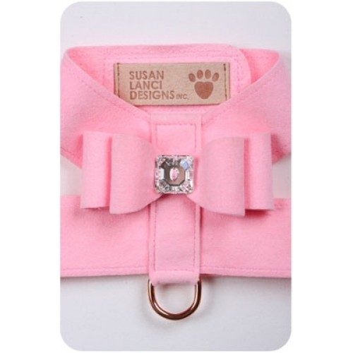 Puppy Pink Big Bow Harness by Susan Lanci