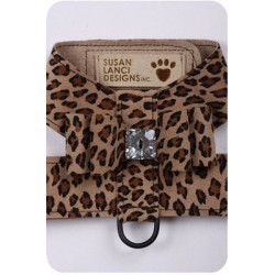 Cheetah Big Bow Harness by Susan Lanci Designs